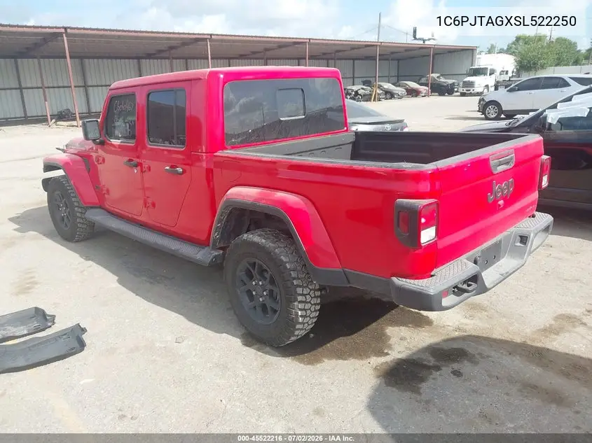 2025 Jeep Gladiator Texas Trail VIN: 1C6PJTAGXSL522250 Lot: 45522216