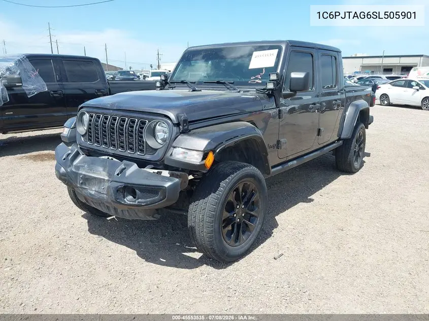 2025 Jeep Gladiator Nighthawk VIN: 1C6PJTAG6SL505901 Lot: 45553535