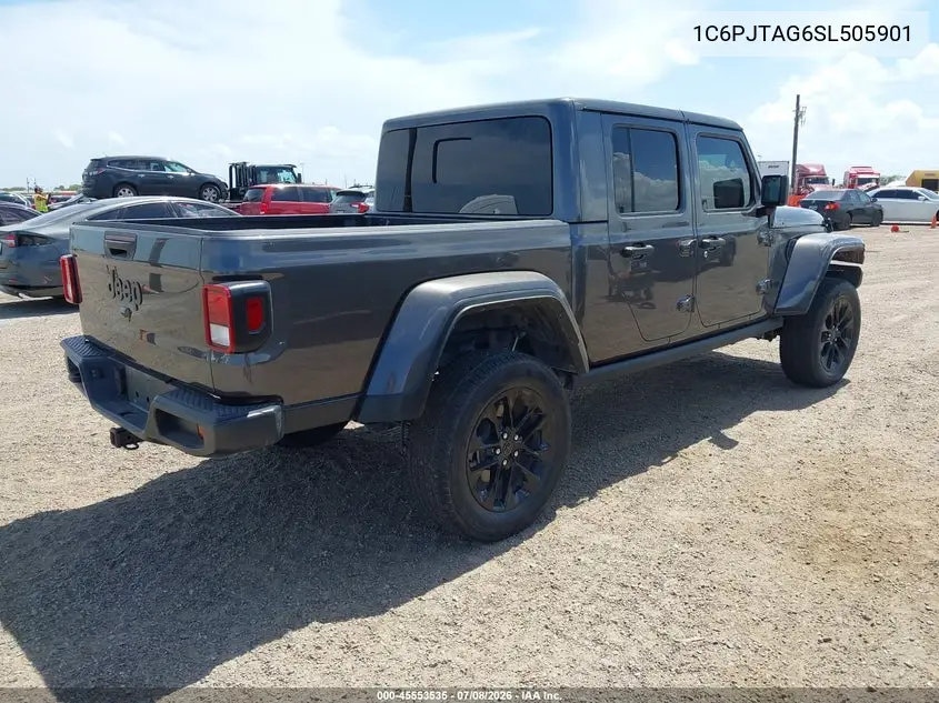 2025 Jeep Gladiator Nighthawk VIN: 1C6PJTAG6SL505901 Lot: 45553535