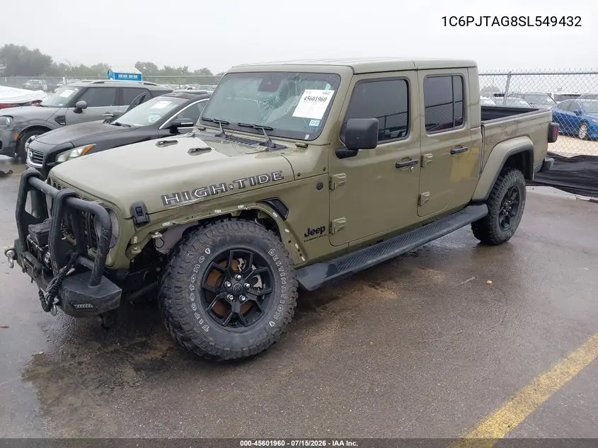 2025 Jeep Gladiator High Tide VIN: 1C6PJTAG8SL549432 Lot: 45601960