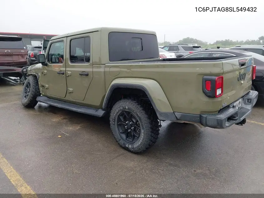 2025 Jeep Gladiator High Tide VIN: 1C6PJTAG8SL549432 Lot: 45601960