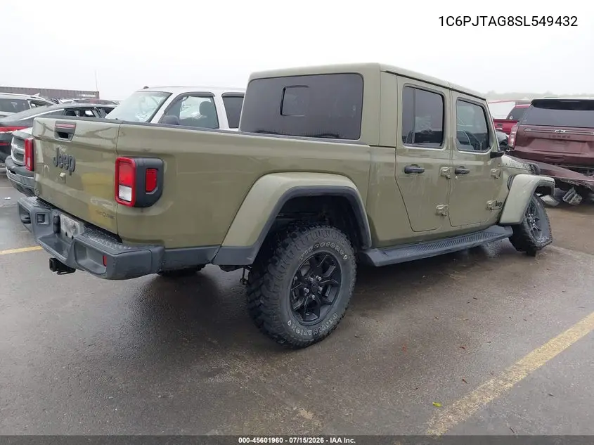 2025 Jeep Gladiator High Tide VIN: 1C6PJTAG8SL549432 Lot: 45601960