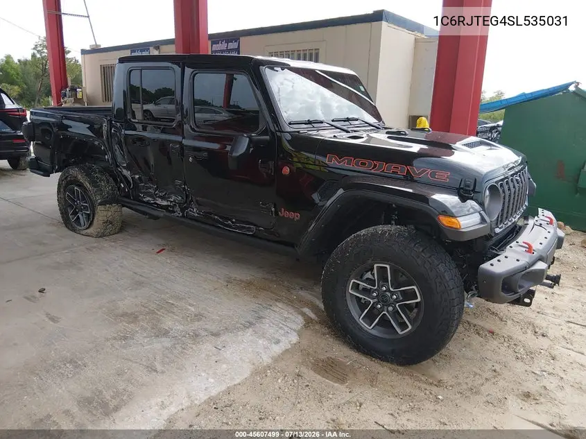 2025 Jeep Gladiator Mojave X VIN: 1C6RJTEG4SL535031 Lot: 45607499