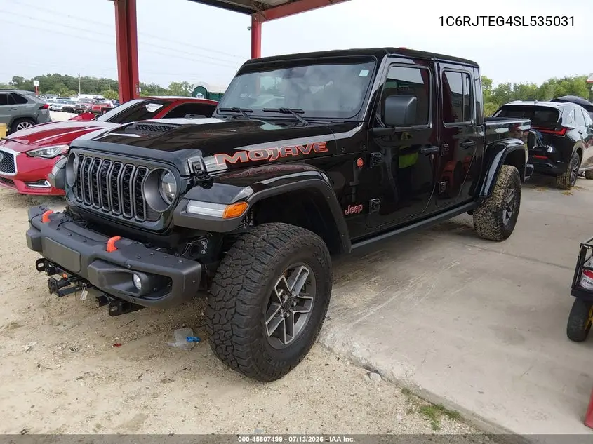 2025 Jeep Gladiator Mojave X VIN: 1C6RJTEG4SL535031 Lot: 45607499