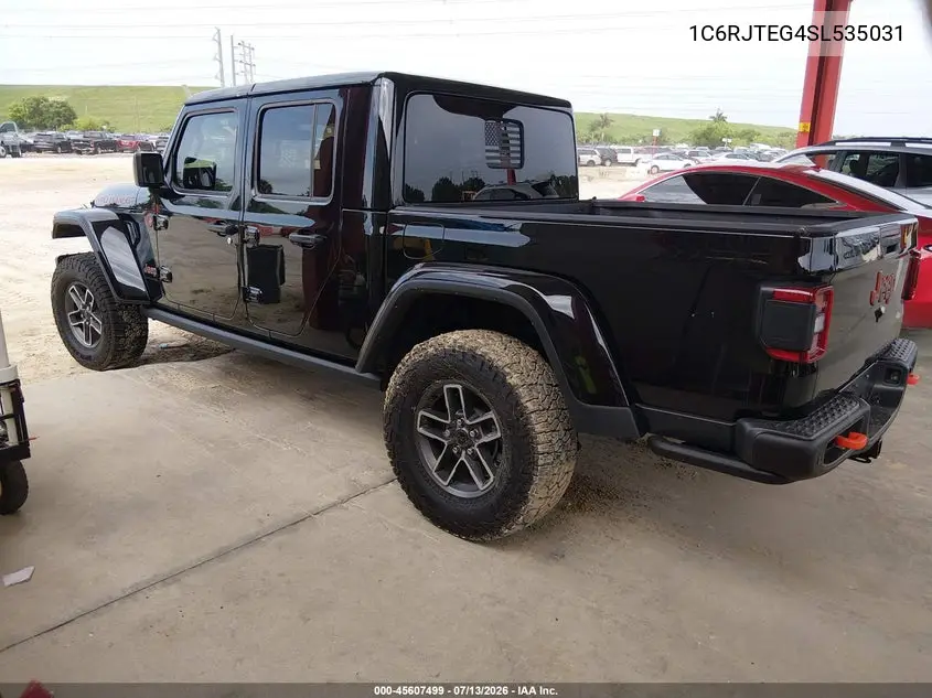 2025 Jeep Gladiator Mojave X VIN: 1C6RJTEG4SL535031 Lot: 45607499