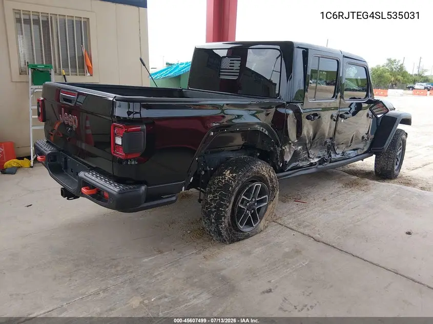 2025 Jeep Gladiator Mojave X VIN: 1C6RJTEG4SL535031 Lot: 45607499