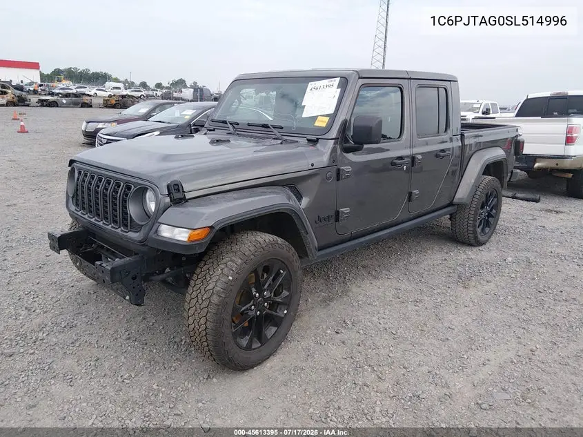 2025 Jeep Gladiator Nighthawk VIN: 1C6PJTAG0SL514996 Lot: 45613395
