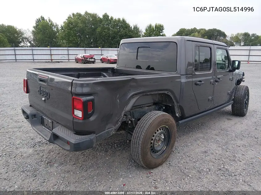 2025 Jeep Gladiator Nighthawk VIN: 1C6PJTAG0SL514996 Lot: 45613395