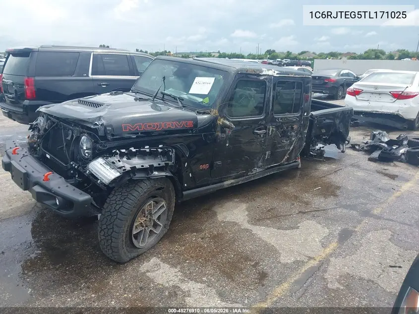 2026 Jeep Gladiator Mojave X 4X4 VIN: 1C6RJTEG5TL171025 Lot: 45276910