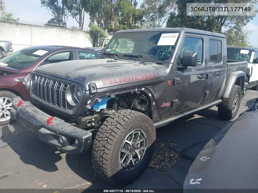 2026 Jeep Gladiator Rubicon X 4X4 VIN: 1C6RJTBG3TL177149 Lot: 45377110