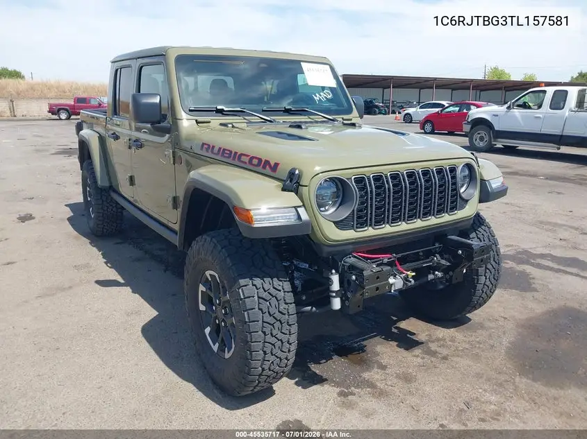 2026 Jeep Gladiator Rubicon 4X4 VIN: 1C6RJTBG3TL157581 Lot: 45535717