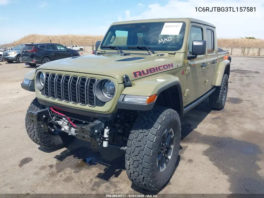 2026 Jeep Gladiator Rubicon 4X4 VIN: 1C6RJTBG3TL157581 Lot: 45535717