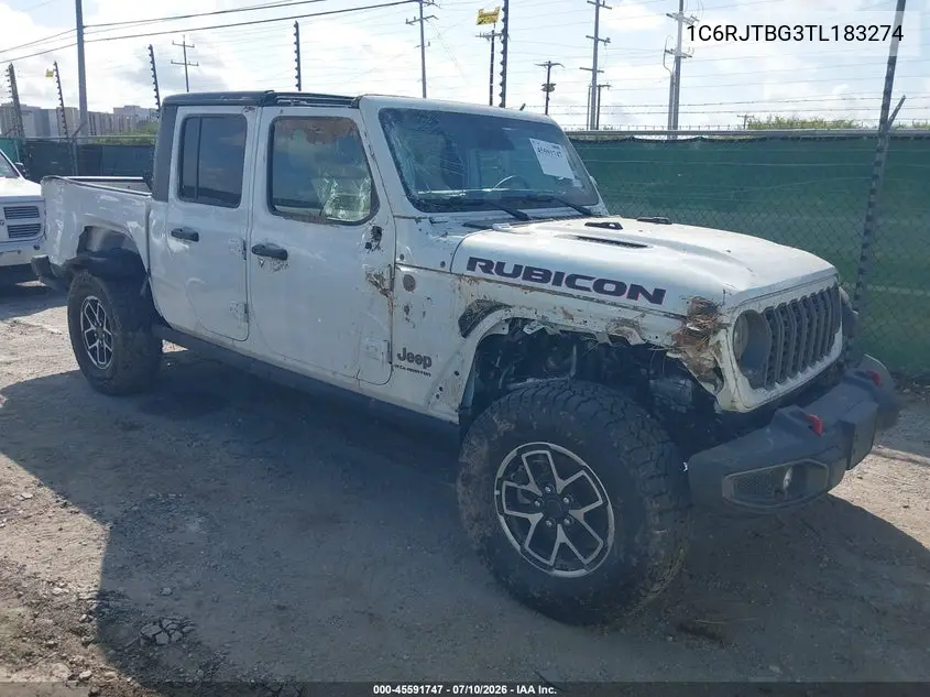 2026 Jeep Gladiator Rubicon 4X4 VIN: 1C6RJTBG3TL183274 Lot: 45591747