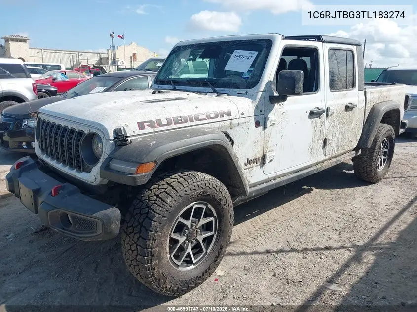 2026 Jeep Gladiator Rubicon 4X4 VIN: 1C6RJTBG3TL183274 Lot: 45591747
