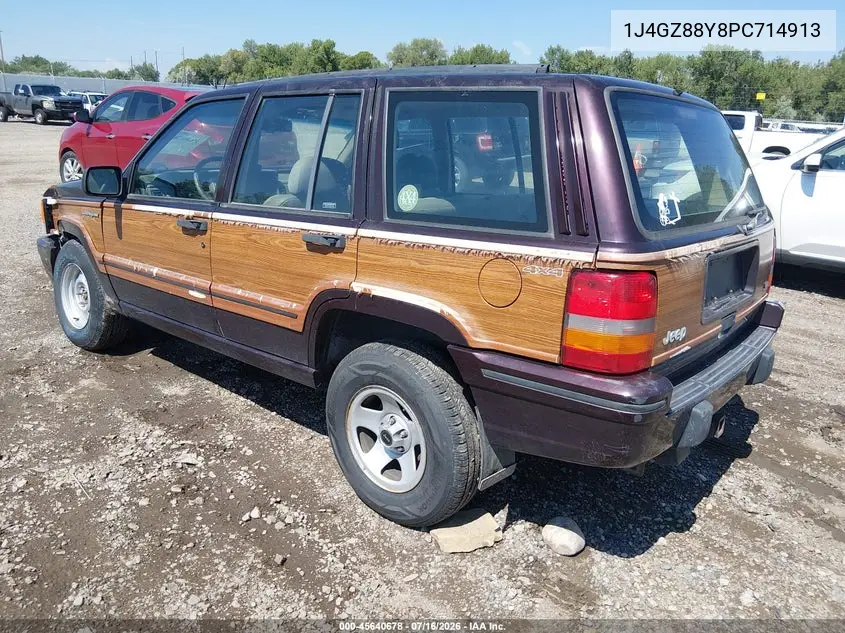 1993 Jeep Grand Cherokee Sport VIN: 1J4GZ88Y8PC714913 Lot: 45640678