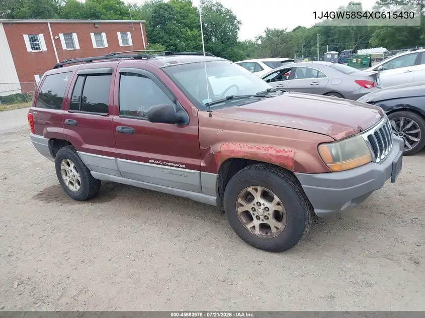 1999 Jeep Grand Cherokee Laredo VIN: 1J4GW58S4XC615430 Lot: 45683978
