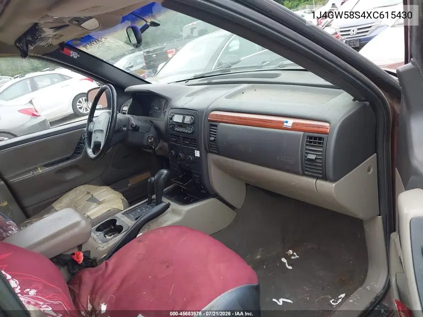 1999 Jeep Grand Cherokee Laredo VIN: 1J4GW58S4XC615430 Lot: 45683978