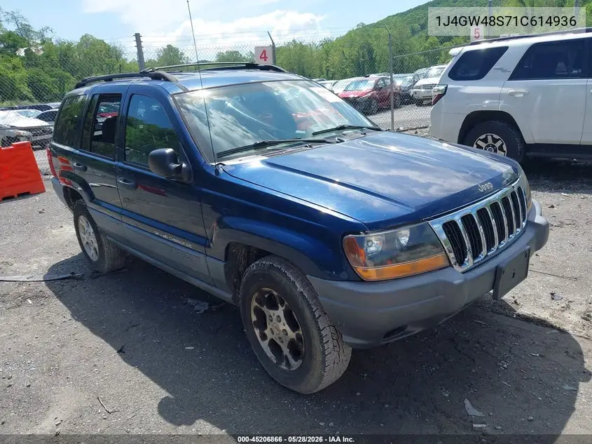 2001 Jeep Grand Cherokee Laredo VIN: 1J4GW48S71C614936 Lot: 45206866