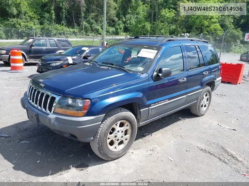 2001 Jeep Grand Cherokee Laredo VIN: 1J4GW48S71C614936 Lot: 45206866
