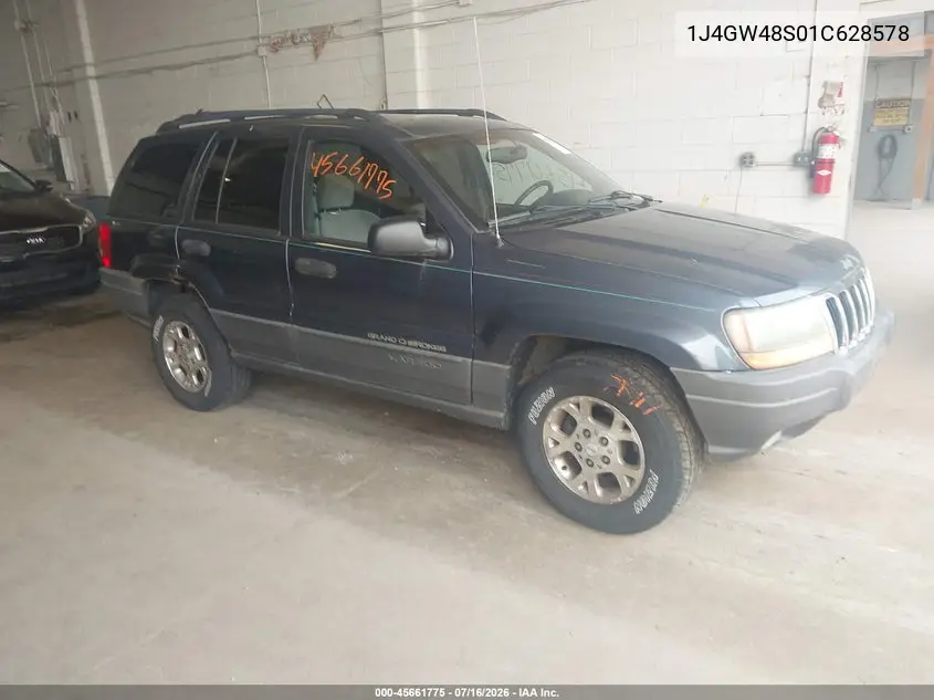 2001 Jeep Grand Cherokee Laredo VIN: 1J4GW48S01C628578 Lot: 45661775