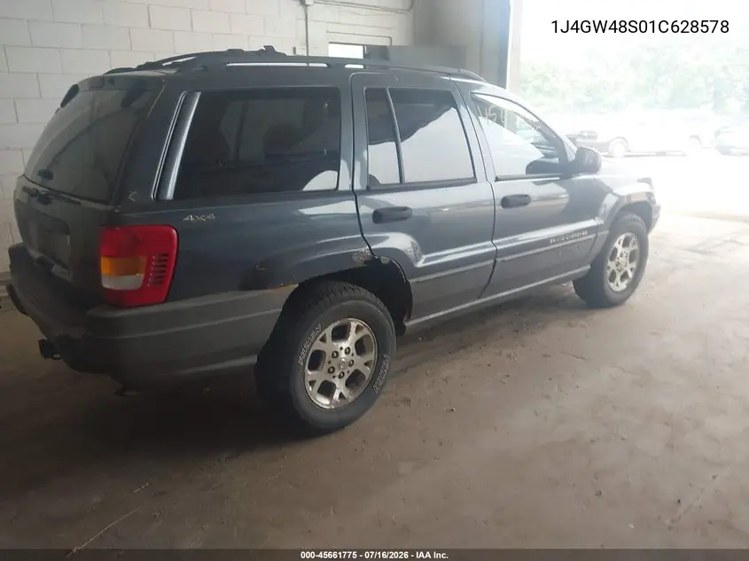 2001 Jeep Grand Cherokee Laredo VIN: 1J4GW48S01C628578 Lot: 45661775