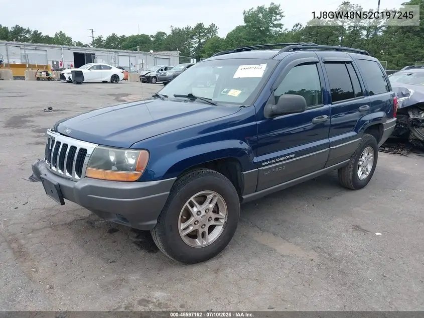 2002 Jeep Grand Cherokee Laredo VIN: 1J8GW48N52C197245 Lot: 45597162