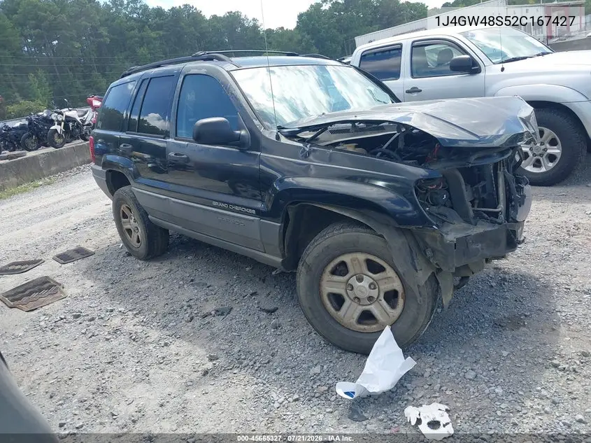 2002 Jeep Grand Cherokee Laredo VIN: 1J4GW48S52C167427 Lot: 45665327