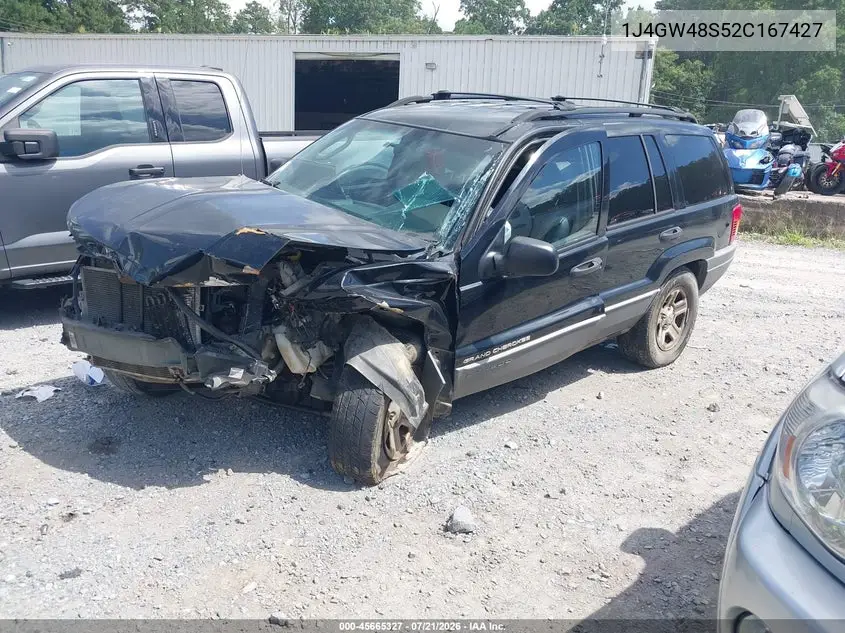2002 Jeep Grand Cherokee Laredo VIN: 1J4GW48S52C167427 Lot: 45665327