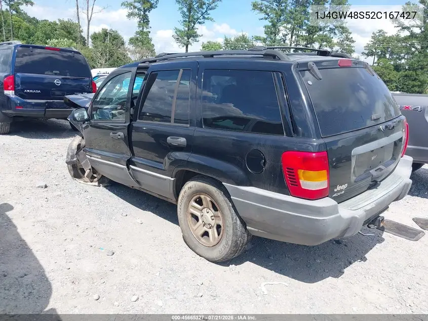 2002 Jeep Grand Cherokee Laredo VIN: 1J4GW48S52C167427 Lot: 45665327
