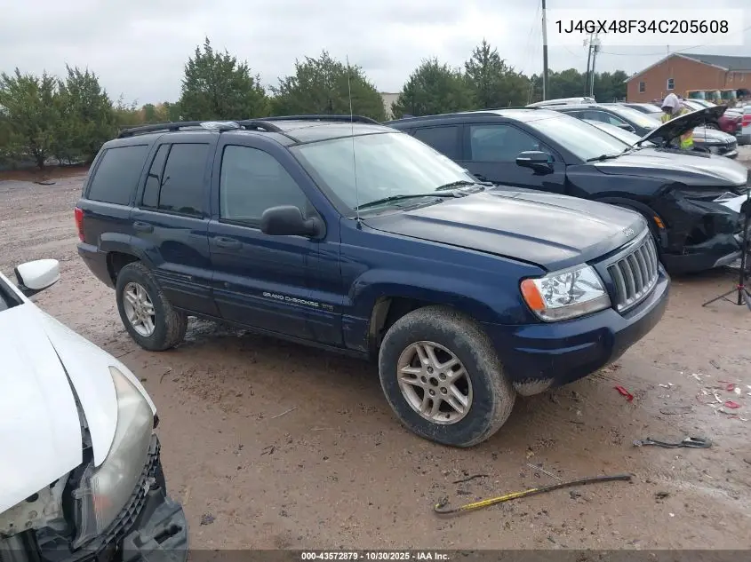 1J4GX48F34C205608 2004 Jeep Grand Cherokee