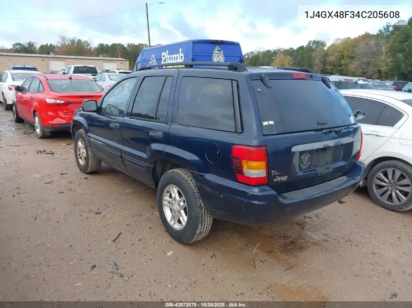 1J4GX48F34C205608 2004 Jeep Grand Cherokee
