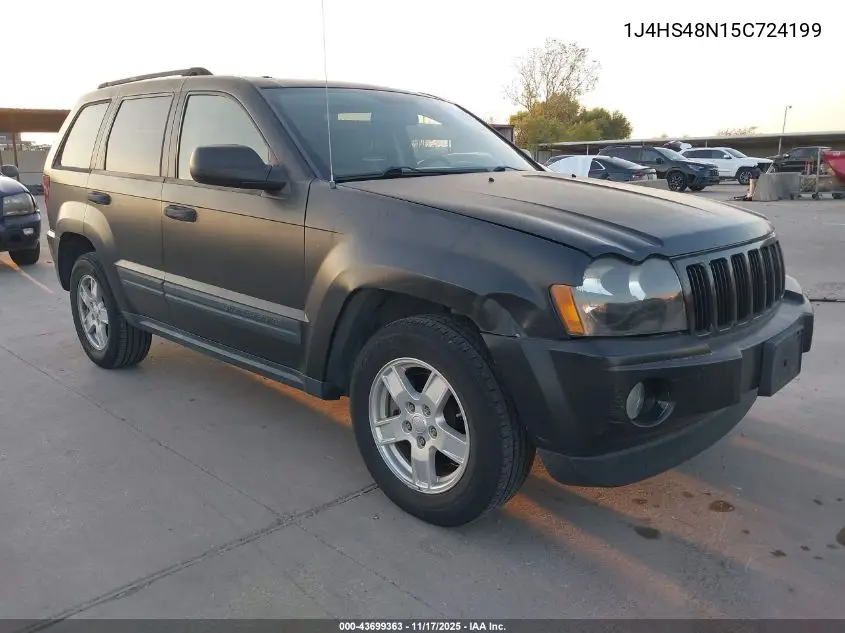 1J4HS48N15C724199 2005 Jeep Grand Cherokee Laredo