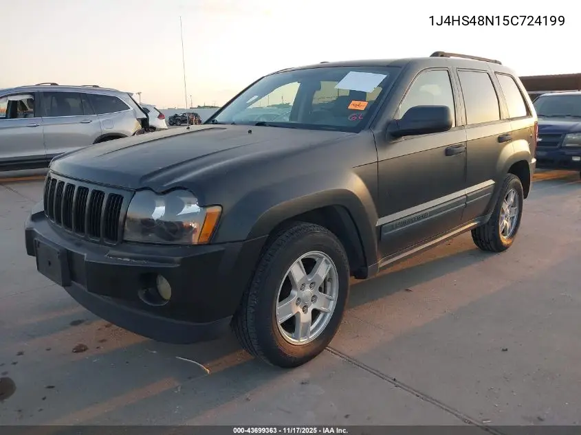 1J4HS48N15C724199 2005 Jeep Grand Cherokee Laredo