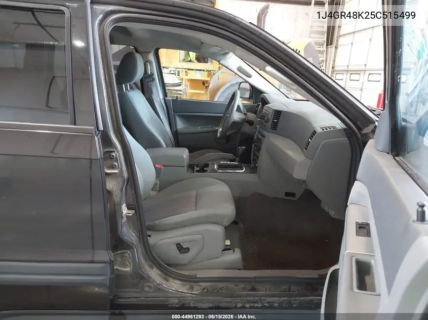2005 Jeep Grand Cherokee Laredo VIN: 1J4GR48K25C515499 Lot: 44961293