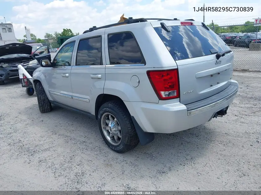 2005 Jeep Grand Cherokee Limited VIN: 1J4HR58295C730839 Lot: 45289595