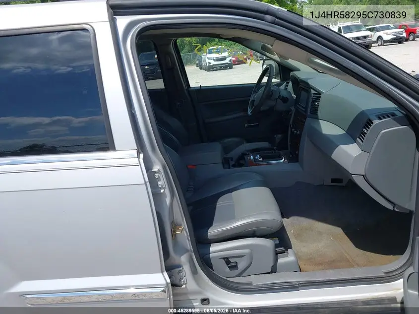 2005 Jeep Grand Cherokee Limited VIN: 1J4HR58295C730839 Lot: 45289595