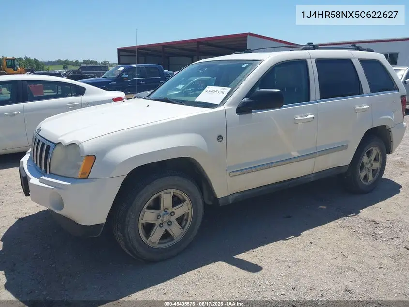 2005 Jeep Grand Cherokee Limited VIN: 1J4HR58NX5C622627 Lot: 45405576