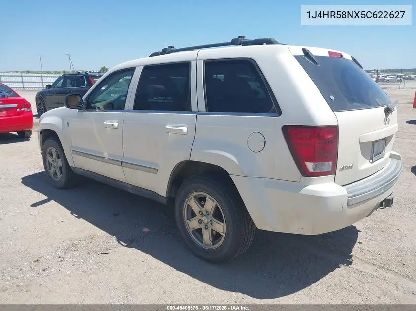 2005 Jeep Grand Cherokee Limited VIN: 1J4HR58NX5C622627 Lot: 45405576