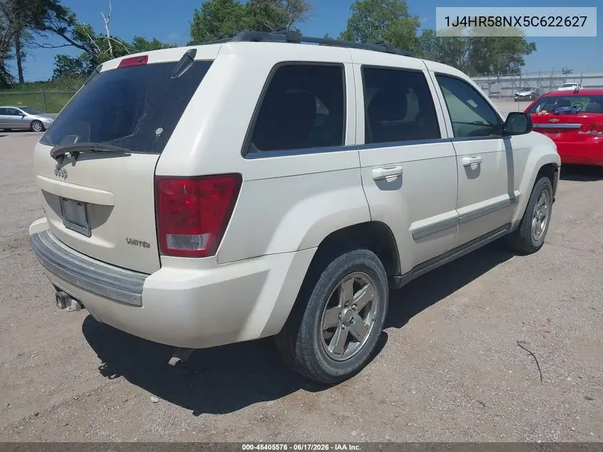 2005 Jeep Grand Cherokee Limited VIN: 1J4HR58NX5C622627 Lot: 45405576
