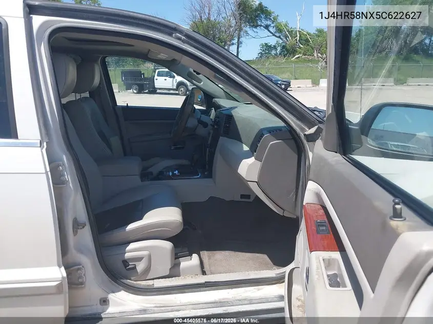 2005 Jeep Grand Cherokee Limited VIN: 1J4HR58NX5C622627 Lot: 45405576