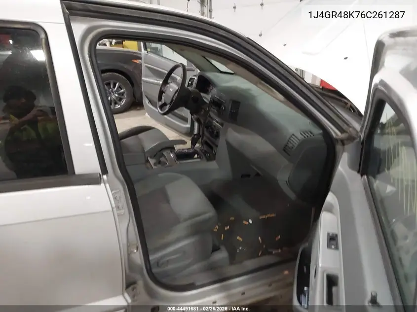2006 Jeep Grand Cherokee Laredo VIN: 1J4GR48K76C261287 Lot: 44491681