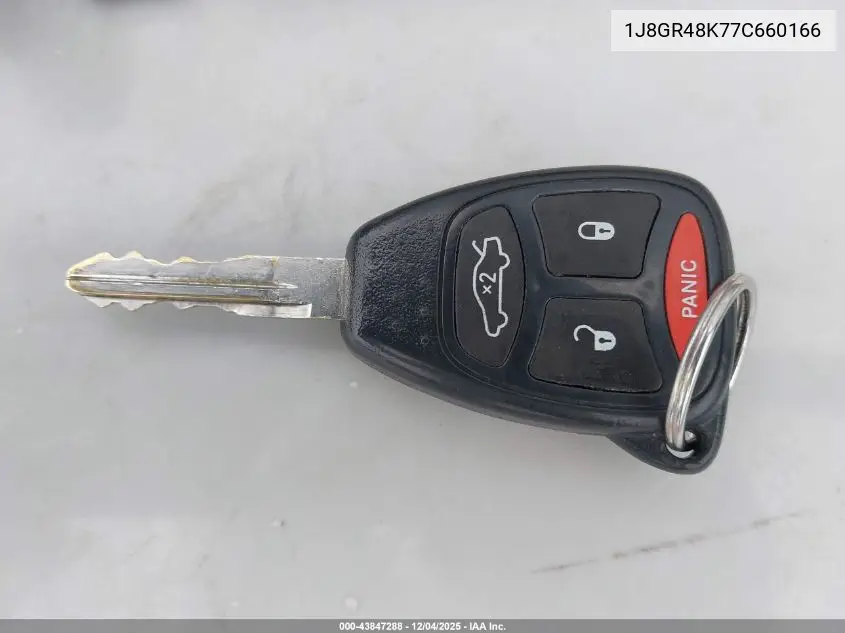 1J8GR48K77C660166 2007 Jeep Grand Cherokee Laredo
