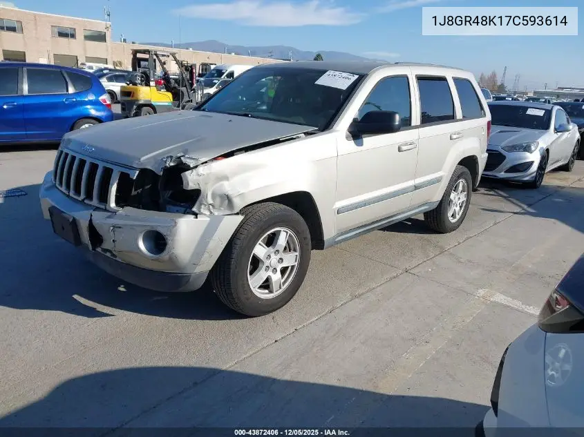 1J8GR48K17C593614 2007 Jeep Grand Cherokee Laredo