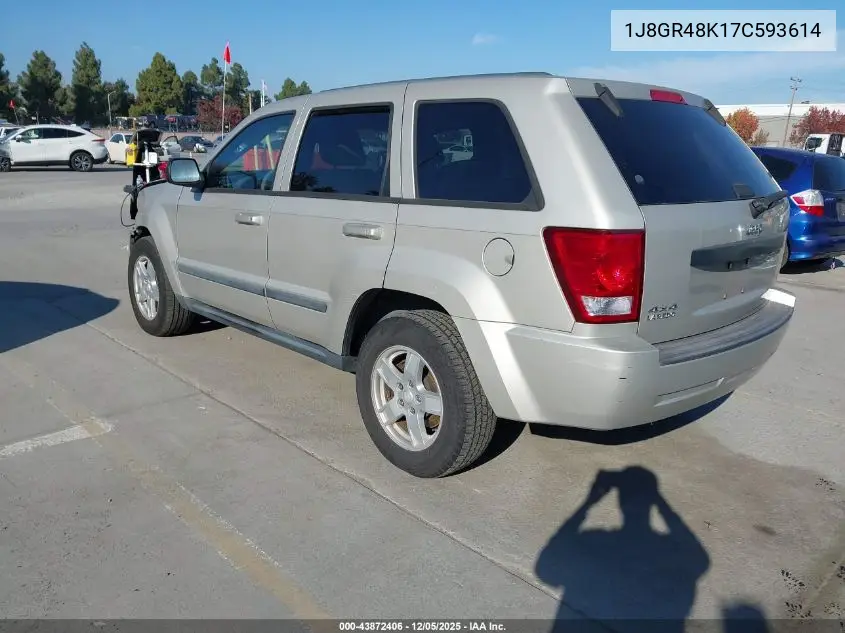 1J8GR48K17C593614 2007 Jeep Grand Cherokee Laredo