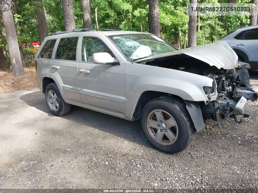 2007 Jeep Grand Cherokee Overland VIN: 1J8HR68227C510823 Lot: 45228108