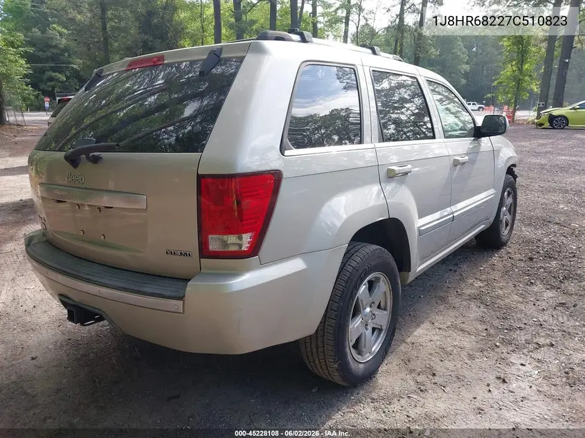 2007 Jeep Grand Cherokee Overland VIN: 1J8HR68227C510823 Lot: 45228108