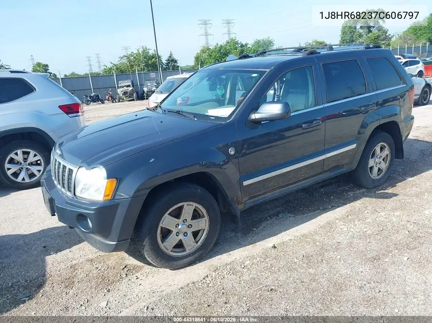 2007 Jeep Grand Cherokee Overland VIN: 1J8HR68237C606797 Lot: 45318641