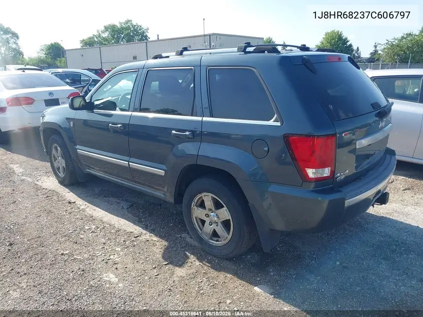 2007 Jeep Grand Cherokee Overland VIN: 1J8HR68237C606797 Lot: 45318641