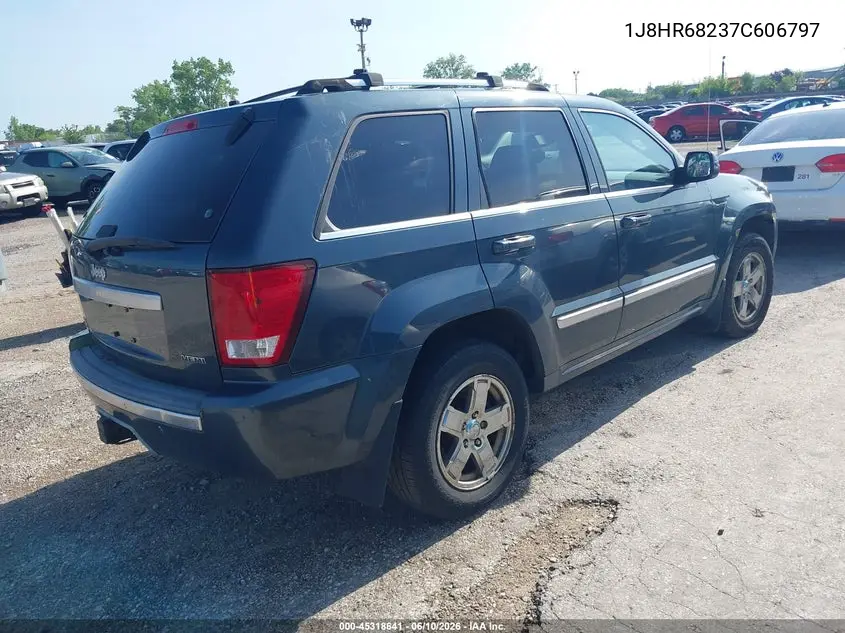 2007 Jeep Grand Cherokee Overland VIN: 1J8HR68237C606797 Lot: 45318641