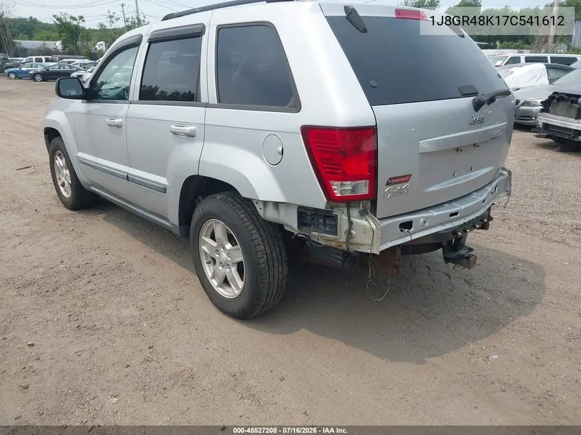 2007 Jeep Grand Cherokee Laredo VIN: 1J8GR48K17C541612 Lot: 45527208